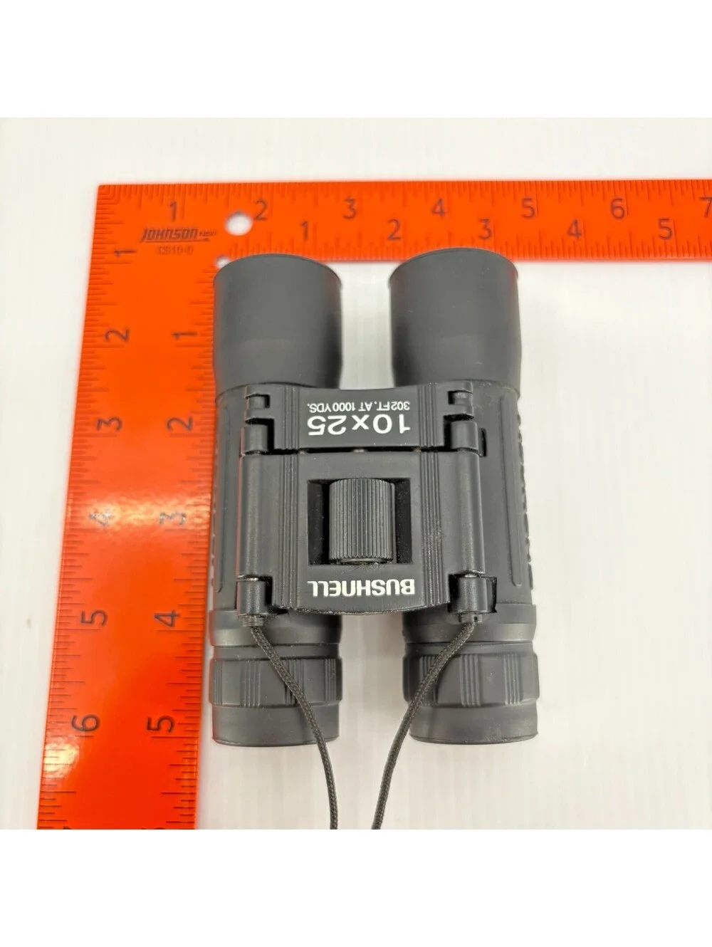 Bushnell 10x25 Compact Binoculars 302 Ft At 1000 Yds Black With Case Strap